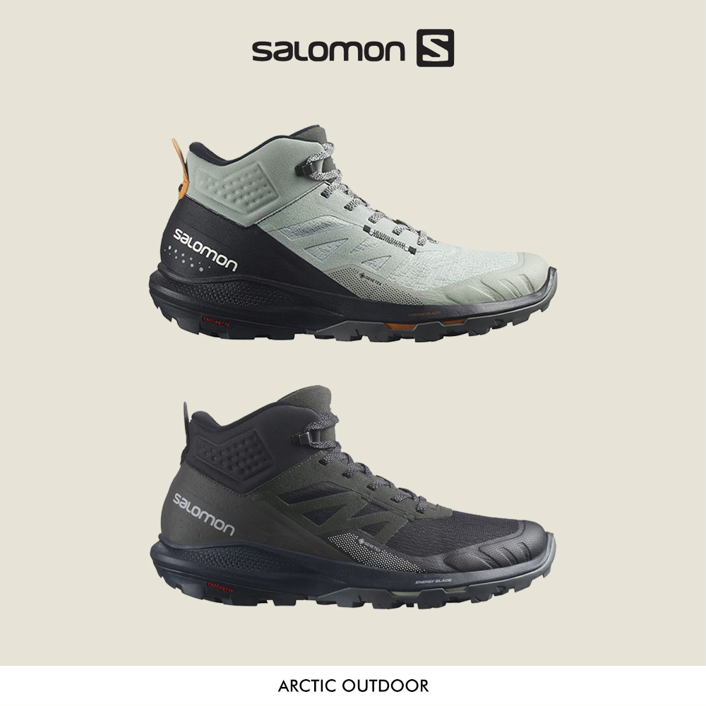 Salomon 男款 OUTpulse GTX 中筒登山鞋 機能 戶外鞋