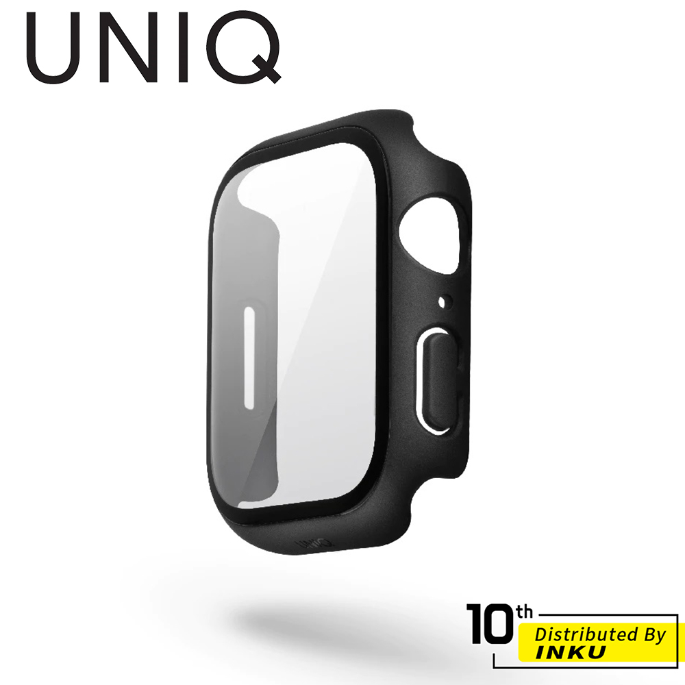 UNIQ Legion Apple Watch 7/8 曲面鋼化玻璃錶殼 錶框 手錶殼 保護框 保護殼 41/45mm