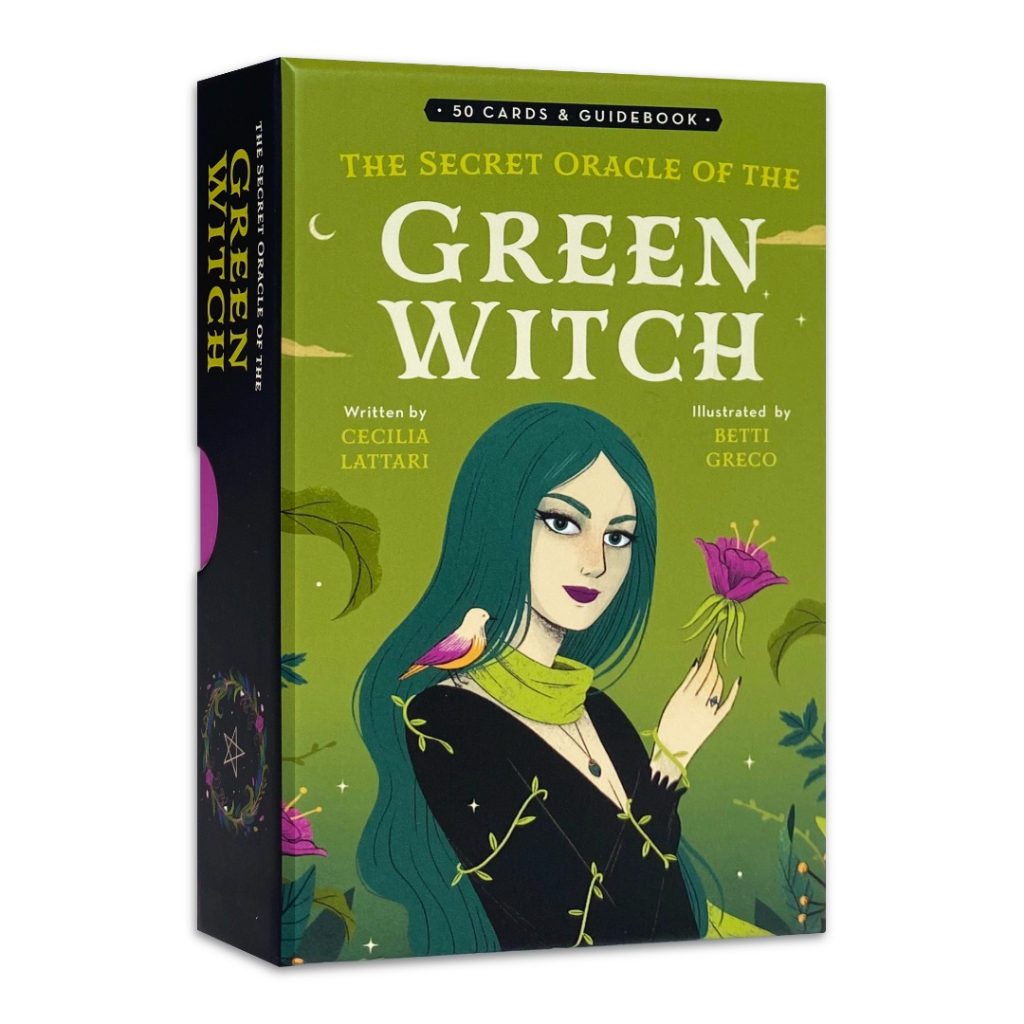 綠巫秘諭卡,贈中文翻譯｜The Secret Oracle of the Green Witch｜50張【左西】