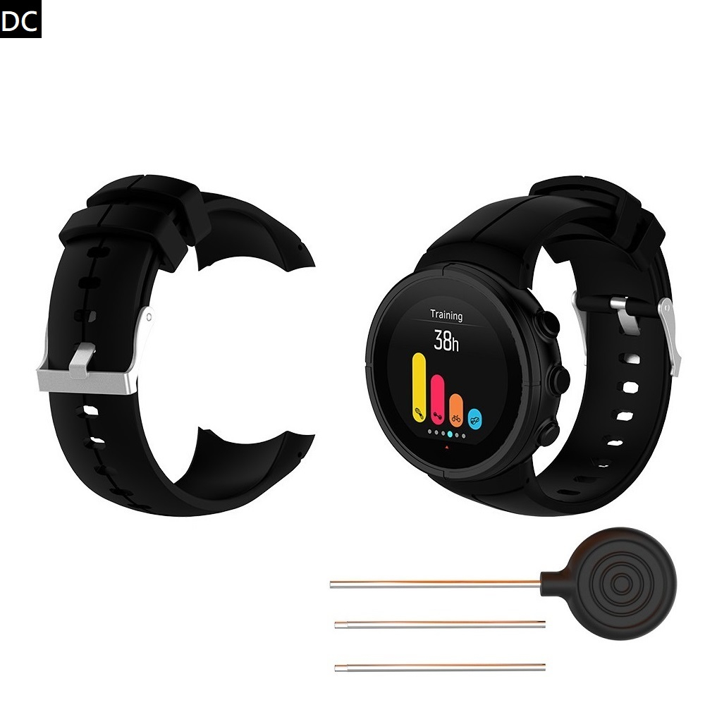DC【矽膠錶帶】適用於頌拓Spartan Ultra 錶帶 頌拓 suunto 替換腕帶 運動 硅膠 錶帶
