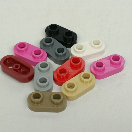 &lt;樂高人偶小舖&gt;正版樂高LEGO 零件 圓弧薄板 1X2 紅 白 黑 沙 深粉 淺灰 深灰 多種顏色 35480