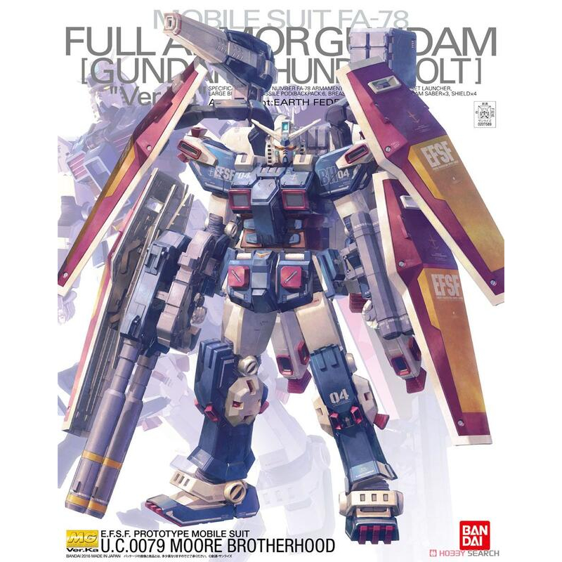 老夆玩具【鋼彈現貨】代理版 BANDAI 萬代 MG 1/100 全裝甲型鋼彈 Ver.Ka 雷霆宙域戰線配色Ver.