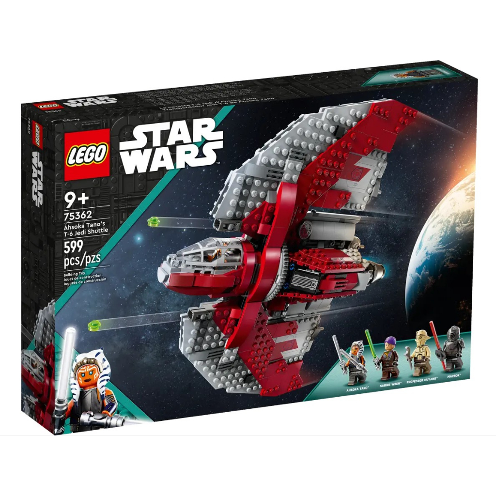 LEGO 75362 亞蘇卡的 T-6絕地穿梭機 Star Wars 樂高公司貨 永和小人國玩具店0901