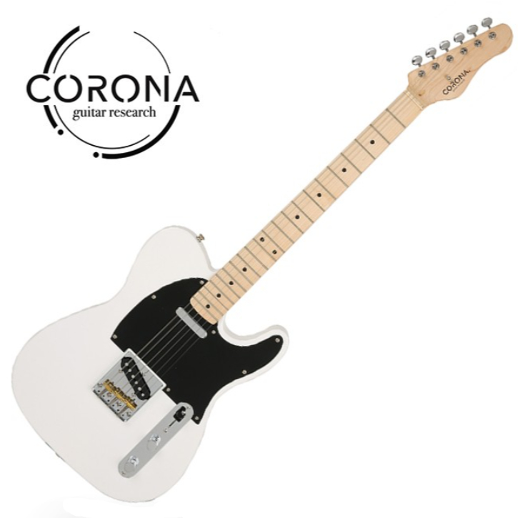 名冠樂器 CORONA traditional classic TE T21F/MAWT TELE 楓木指板 電吉他 白