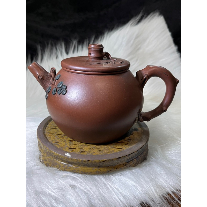 中国宜興 落款 紫泥 紫砂壺急須 茶壺 茶器 在銘 茶道具 中国美術