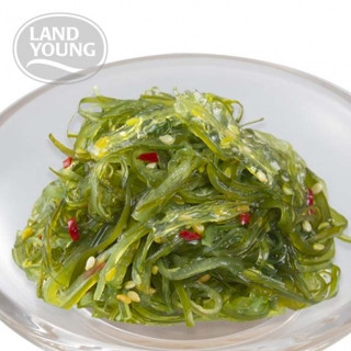 ★好嗨深水產★ 美味裙帶絲．蘭田．1公斤．海師傅．臺灣．素食．免運．宅配免運．冷凍超取．前菜．小菜．下酒菜．退冰即食