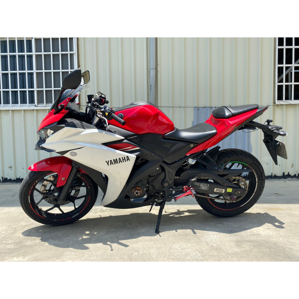 YAMAHA YZF-R3 二手檔車中古車配合全額.超額.學生貸款強力過件白牌黃牌紅牌仿賽街車大型重機滿18即可辦理