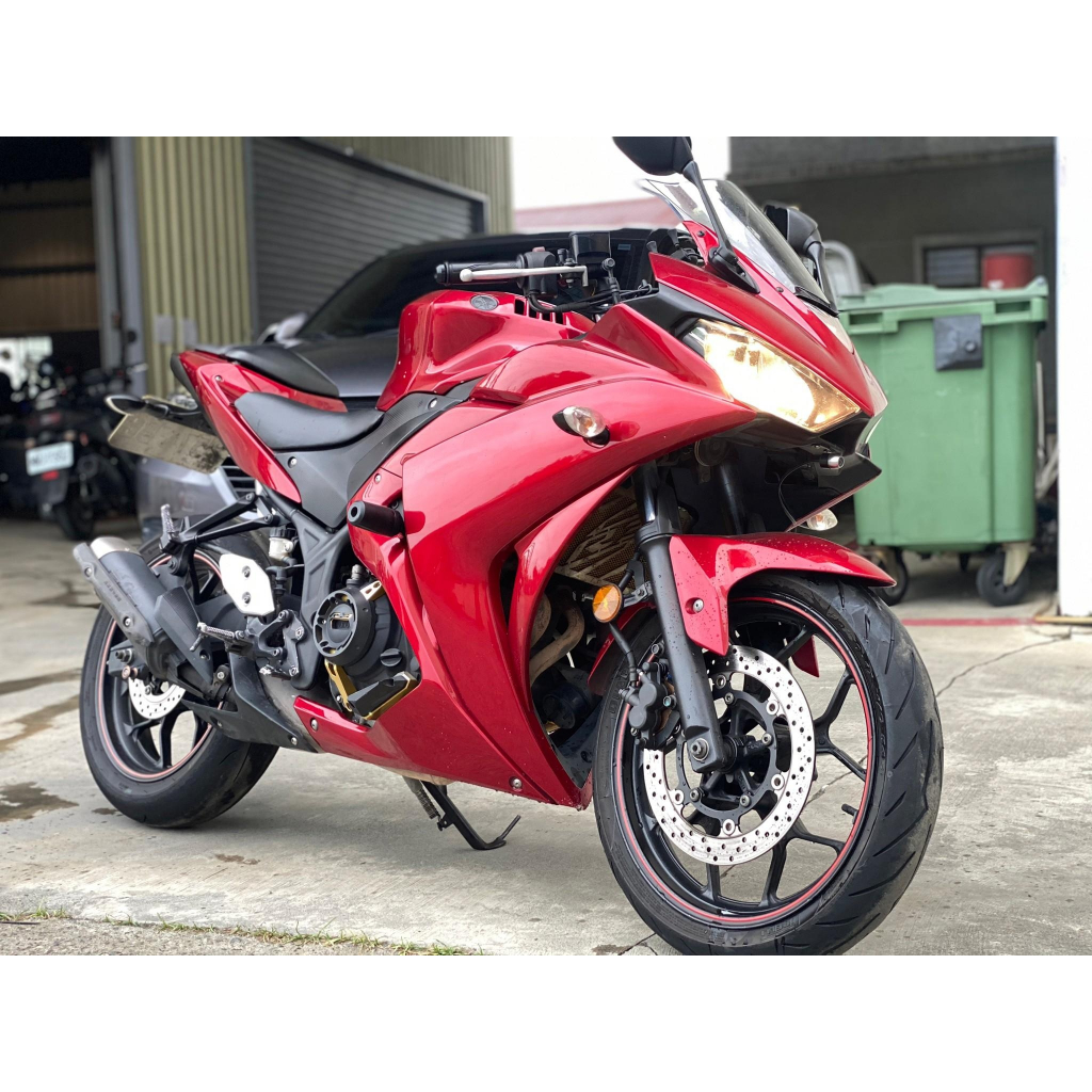 YAMAHA YZF-R3 二手檔車中古車配合全額.超額.學生貸款強力過件白牌黃牌紅牌仿賽街車大型重機滿18即可辦理