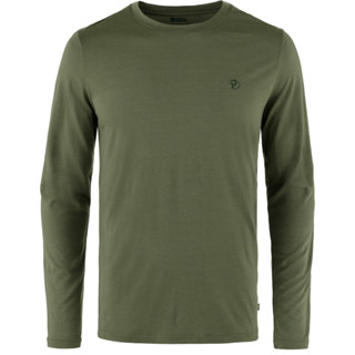 [阿爾卑斯戶外 三峽] Fjallraven Abisko Wool 男長袖羊毛排汗衣 月桂綠 625 87194