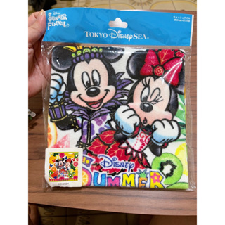 🇯🇵日本東京迪士尼樂園限定米奇＋米妮毛巾手帕