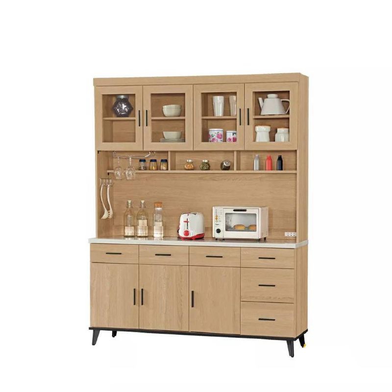 A艾莉森黃橡木餐廚櫃/收納櫃/電器櫃/5.3尺/4尺/2.7尺餐櫃-上下座，多款尺寸/可單獨買下座