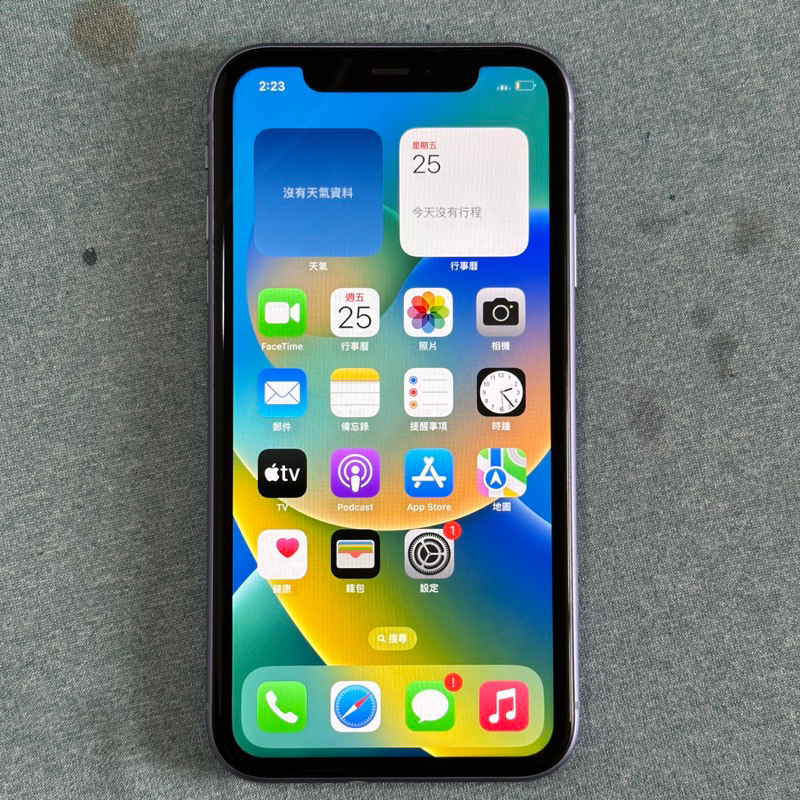 iPhone 11 128G 紫 功能正常 二手 IPhone11 i11 6.1吋 蘋果 apple 螢幕刮傷 台中