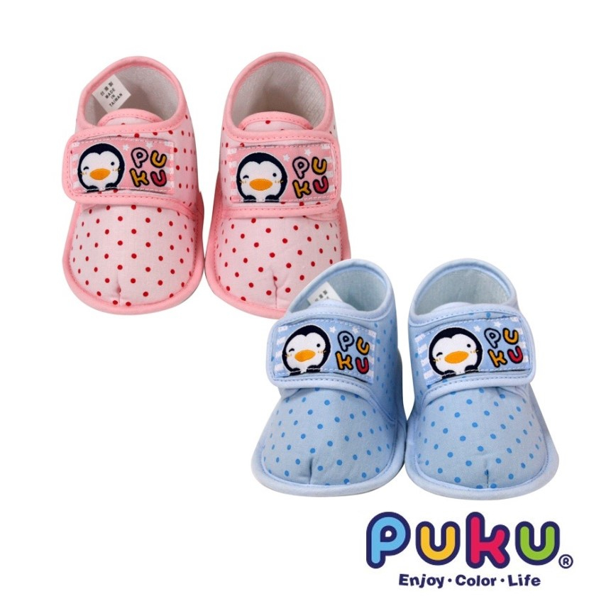 PUKU藍色企鵝【福利品】印花寶寶鞋