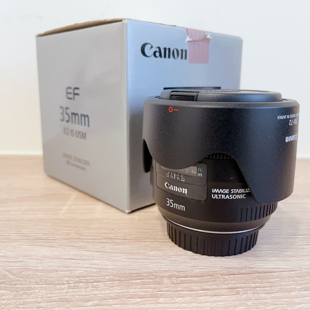 （大光圈人像神鏡）Canon EF35mm f/2 IS USM 微距 二手鏡頭 85成新 二手相機買賣