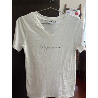 日系品牌 AZUL二手衣 白色T-shirt 短袖