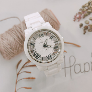 RELAX TIME法柏 鏤空陶瓷腕錶-RT53-1 Diamond 白陶瓷系列