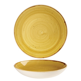 英國CHURCHiLL-點藏系列-芥末黃 18cm 圓形餐盤
