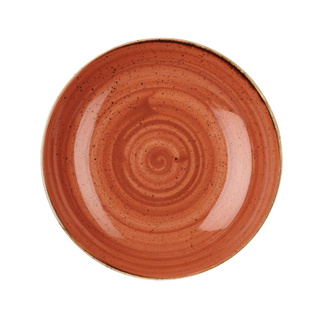 英國CHURCHiLL-點藏系列-彩橘色 18cm 圓形西式餐碗