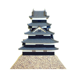 【ArtLife 藝術生活 x 日本sankei】MK04-03松本城 微縮藝術精品 紙模 DIY 1/300 隔日到貨
