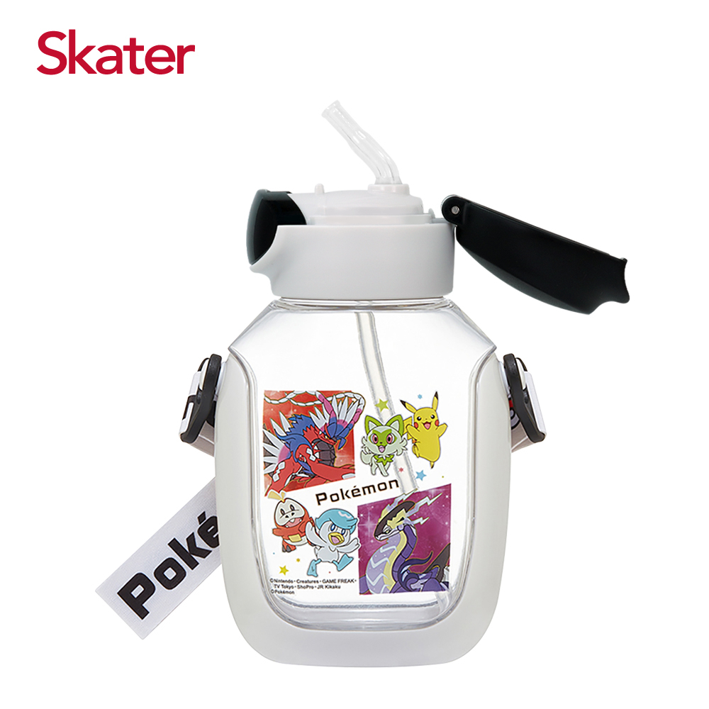 Skater 6DX吸管水壺(530ml)-寶可夢