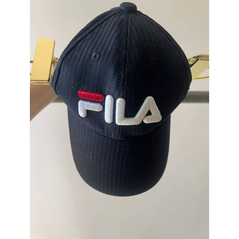 （現貨A）Fila黑色帽子