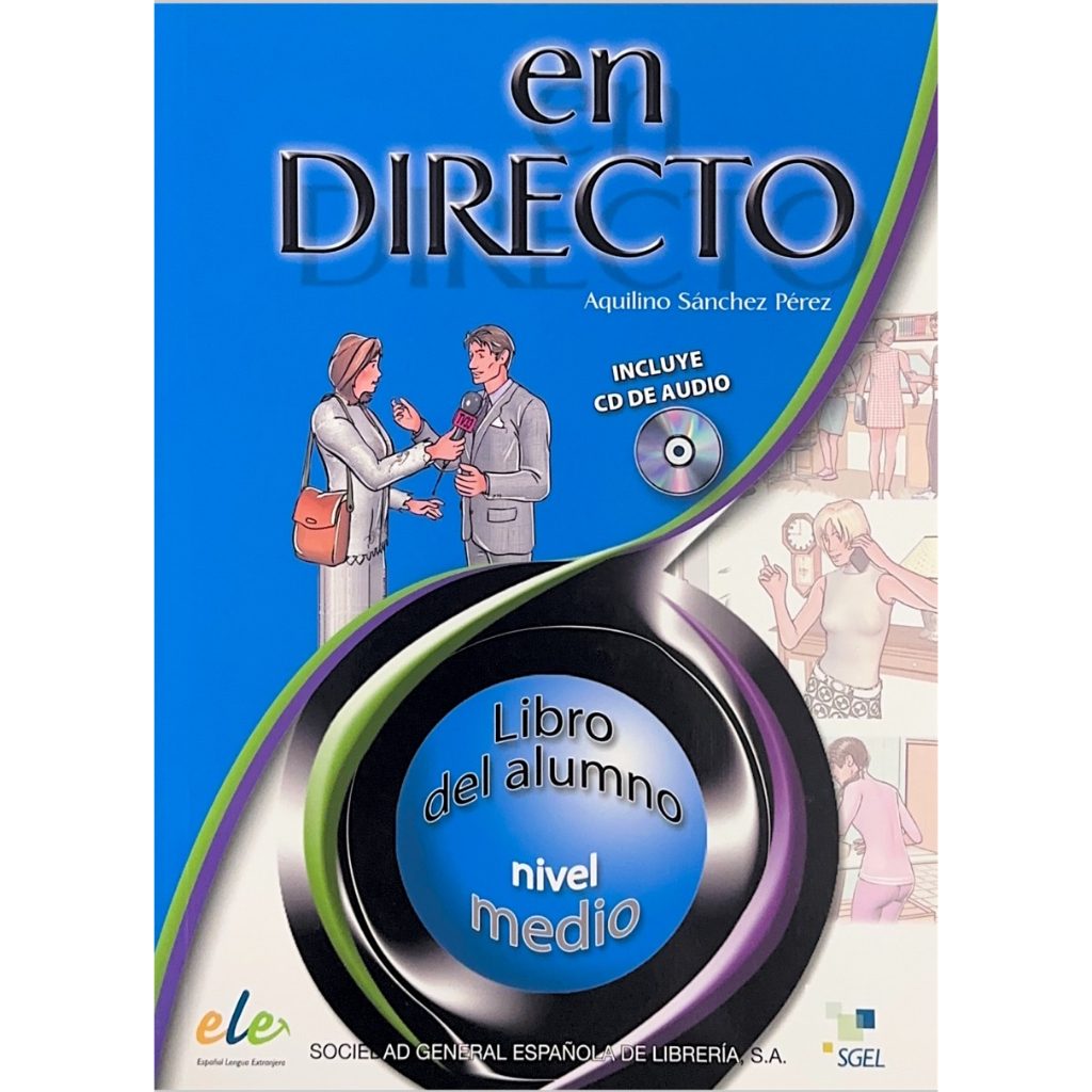 【西班牙文】西班牙文酷（二）－en Directo medio, libro del alumno +CD 9789868997318 &lt;華通書坊/姆斯&gt;