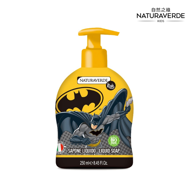 自然之綠 正義聯盟蝙蝠俠綠茶清新潔顏沐浴液態皂-250ml