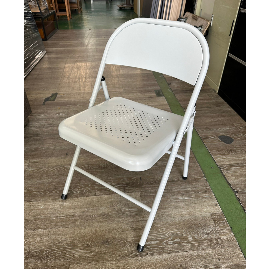吉田二手傢俱❤全新鐵合椅 折椅 折合椅 折疊椅 會議椅 會客椅 摺疊椅 鐵椅