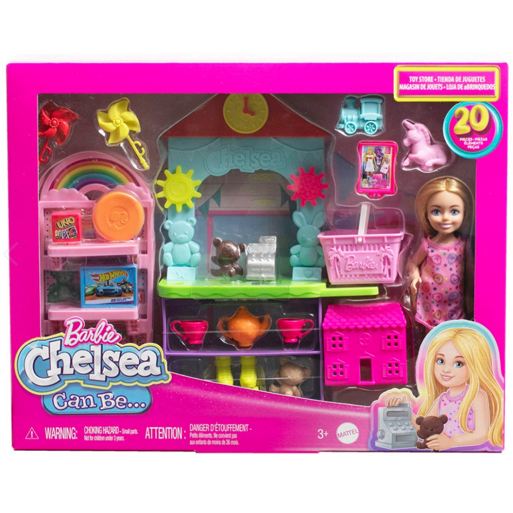 &lt;正版現貨&gt;Mattel 全新特價 Barbie 芭比小凱莉玩具店組合 芭比娃娃