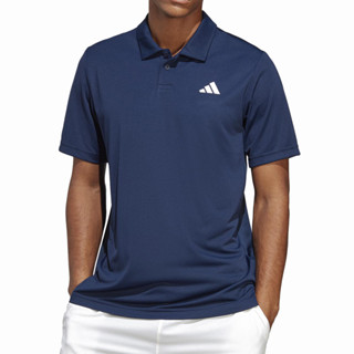 【ADIDAS】愛迪達 CLUB POLO 男裝 運動 POLO 短袖 藍 上衣 -HS3279