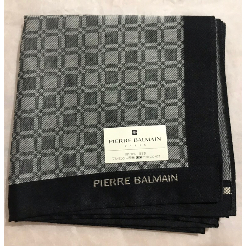 日本手帕   擦手巾 Pierre Balmain no.63-44 46cm