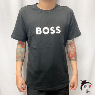 新新國際精品📦 HUGO BOSS 胸口文字 黑色 熱銷款 🈴️保證正品