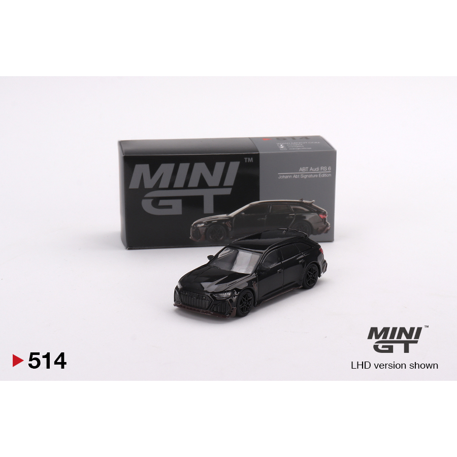 &lt;阿爾法&gt;MINI GT No.514 ABT Audi RS6 Johann Abt Edition Black