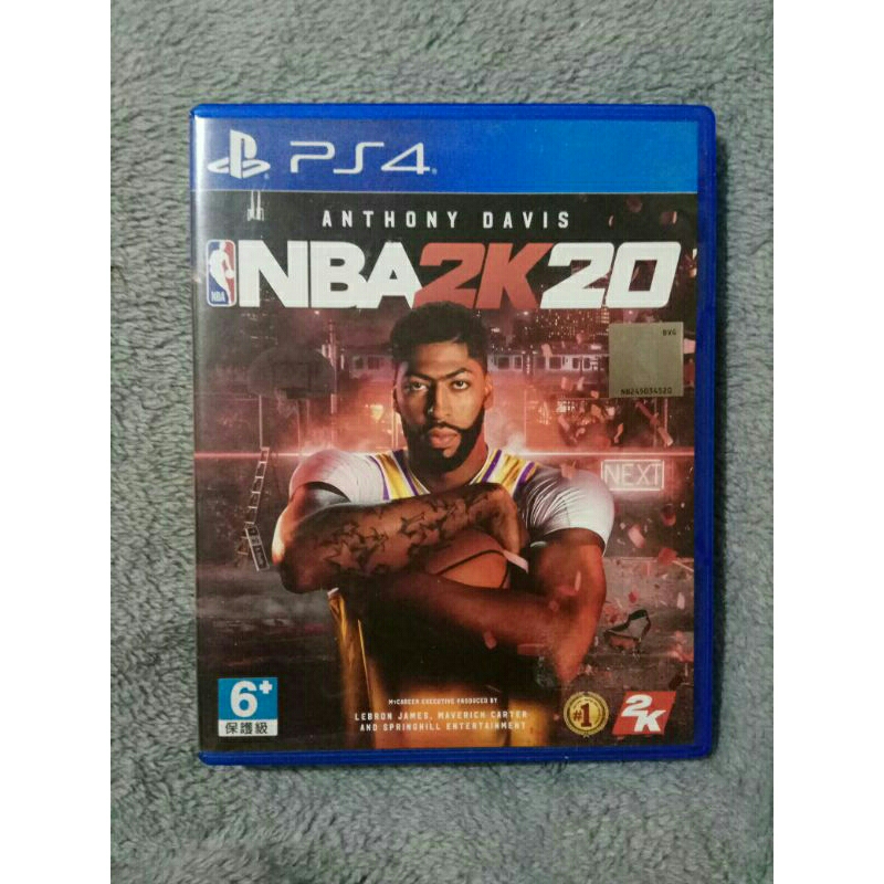 PS4遊戲光碟 NBA2k20 中文版 【二手】