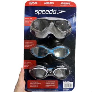 SPEEDO 成人泳鏡3入組(進階型/廣角型/鏡面型)好市多COSTCO