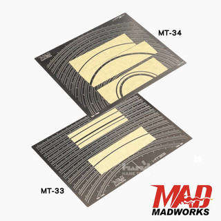 [ HankTown ] MAD 弧面 遮蓋膠帶 切割型版 MT-33 MT-34｜MADWORKS mt33 mt34