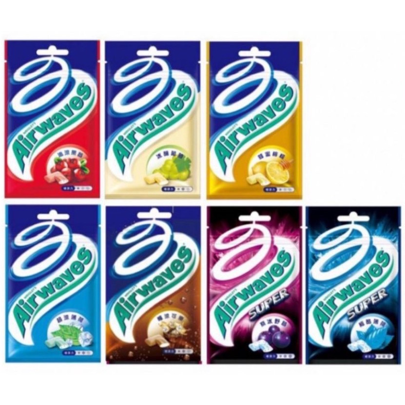 【激省六館】非即期品!!!AIRWAVES 口香糖系列 28g 口香糖平均一包30
