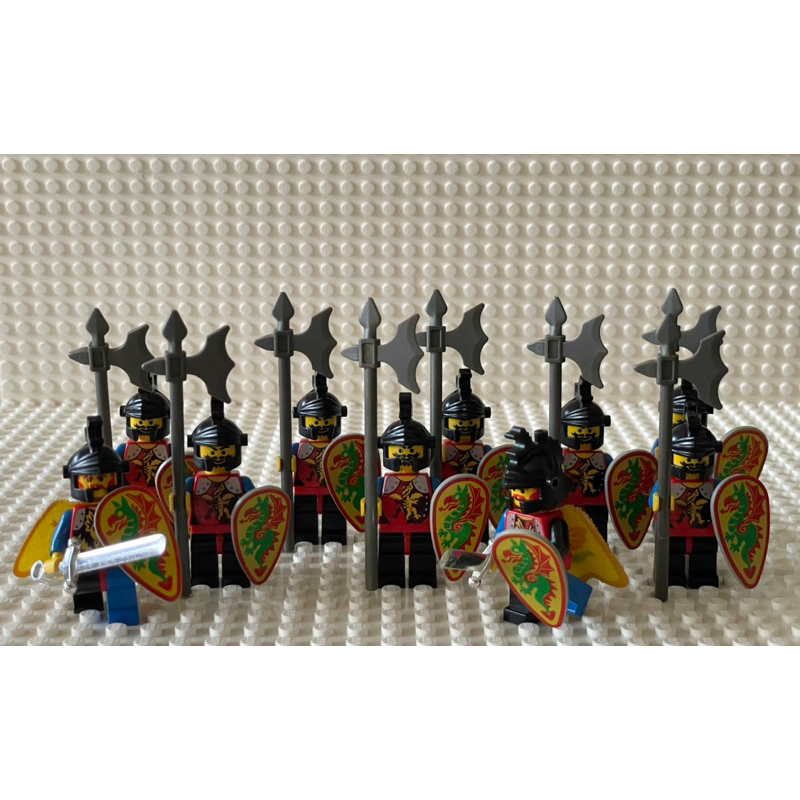 LEGO樂高 二手 絕版 城堡系列 6081 6082 火龍國 士兵 領主 騎士