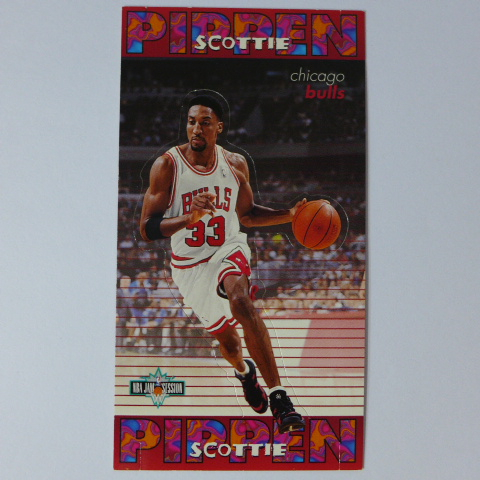 ~Scottie Pippen/史考提·皮朋~名人堂/皮本 1995年JAM SESSION.可站立長型.NBA特殊卡