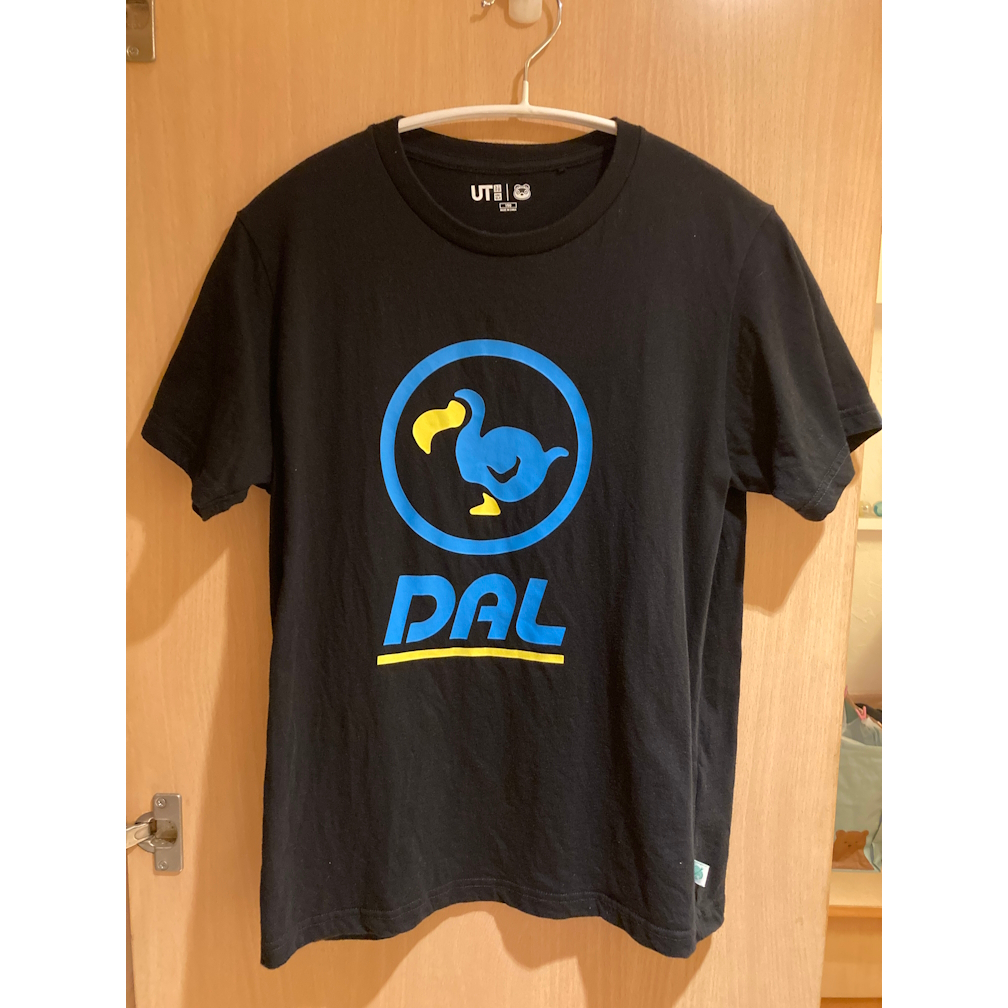 二手 UNIQLO 動物森友會 DAL 黑色 T-Shirt T恤 童裝 女裝