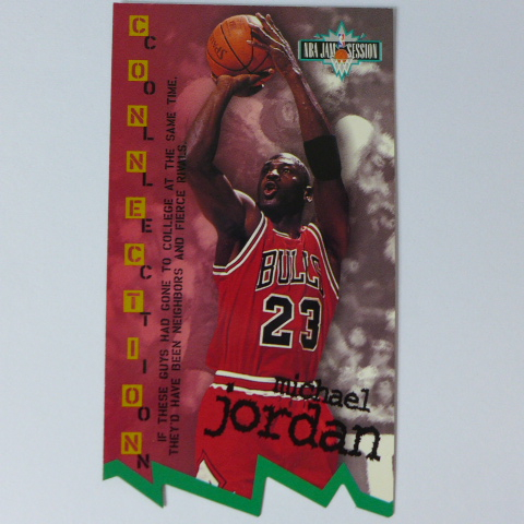 ~Michael Jordan/麥可·喬丹~MJ黑耶穌/空中飛人 1995年JAM SESSION.NBA長型切割特殊卡