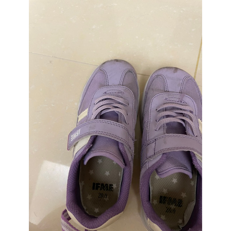 IFME 經典輕量運動鞋 運動鞋 兒童運動鞋 機能鞋 紫色