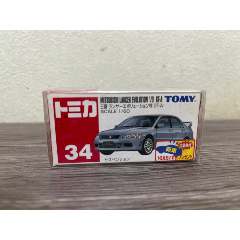 tomica no.34 LANCER EVO新車貼