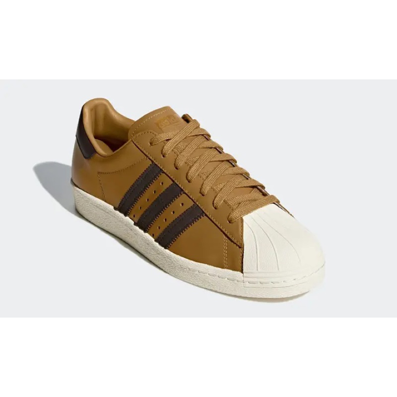 adidas superstar 80s G28213 咖啡色 貝殼鞋