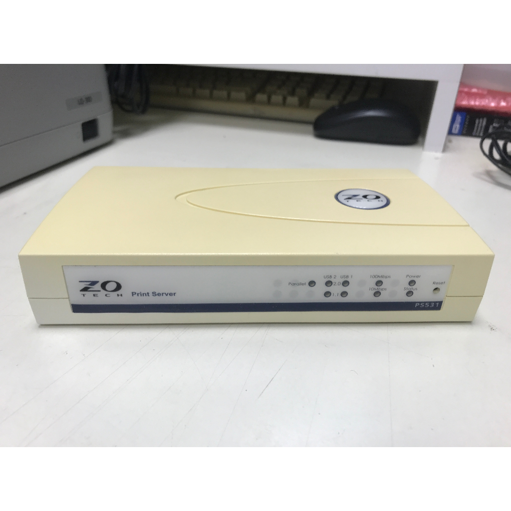 ZO Tech 零壹科技 PS531 雙介面印表機伺服器 USB LPT ZOT Print Server