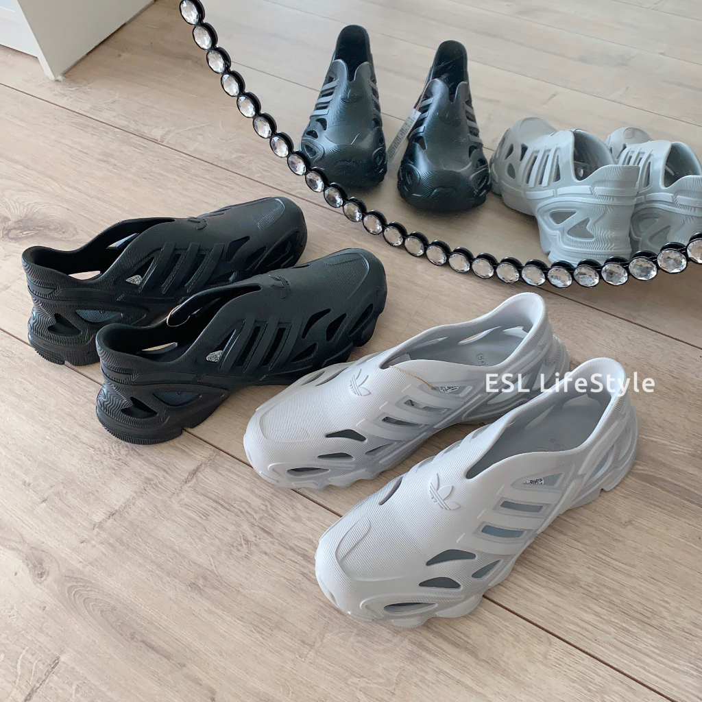 現貨 ADIDAS SUPERNOVA 黑 灰色 運動 水鞋 涼鞋 懶人鞋 橡膠 防水 輕量 IF3914 IF3915