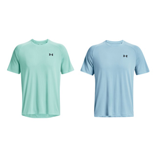 Under Armour 短袖T恤 UA Tech 2.0 男款 短袖T-Shirt 短袖上衣 T恤 短T 湖水綠 湛藍