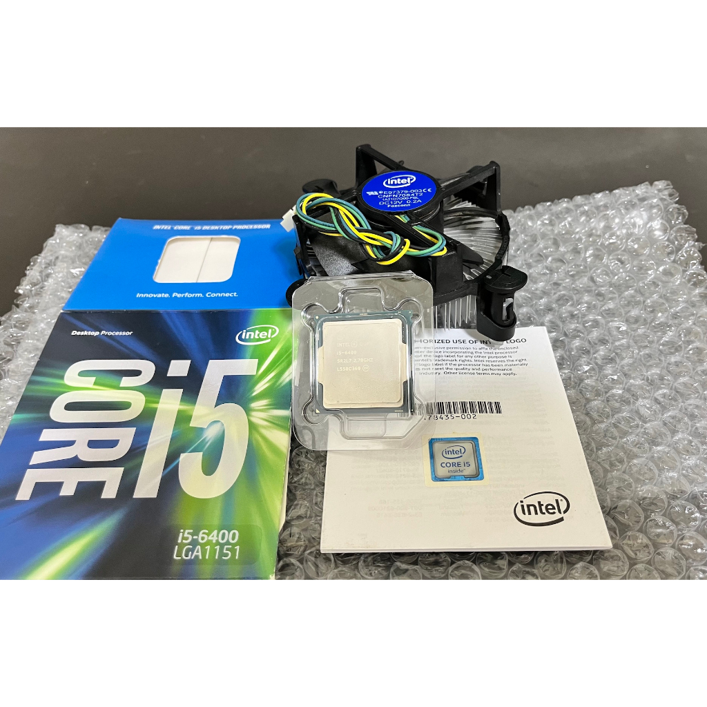 intel cpu i5-6400 含原廠鋁底風扇