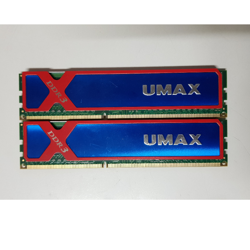 UMAX DDR3 1600 8GX2 16G 雙通道 記憶體 終身保固