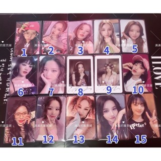 Gidle 迷你6輯 I FEEL wvs 偶店 wm nok 通路特典卡(G)I-DLE小卡